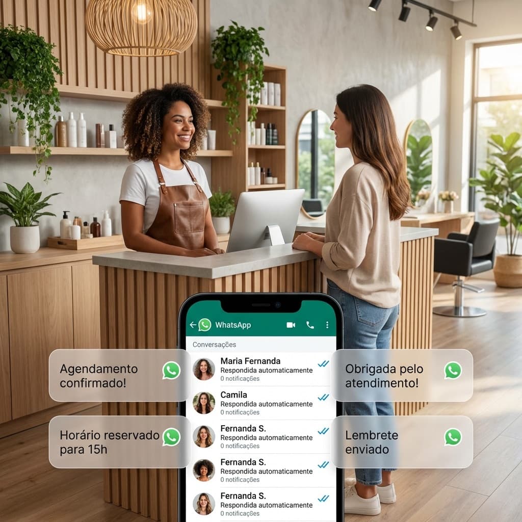 IA para Salões & Barbearias
